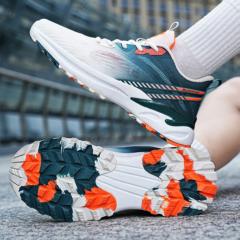 2025 nuevos zapatos de verano para hombres, estudiantes de secundaria, exámenes físicos, zapatos de entrenamiento, suela suave, zapatos para correr ligeros, zapatos de malla transpirables