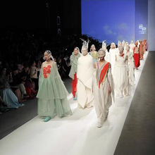 文艺时尚大码棉麻女装城画原创设计师品牌撤柜女装尾货库存供应链