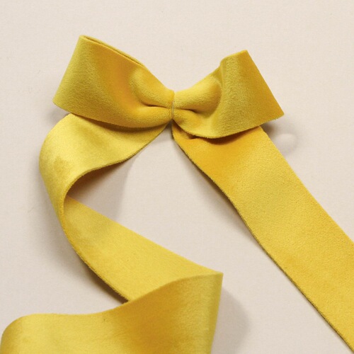 Velvet flocking ribbon DIY handmade bow hair accessories flower gift box decoration with cake packaging ribbon