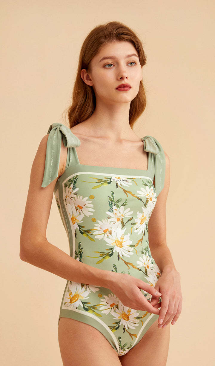 Retro French Swimsuit