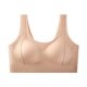 New Pull-up Anti-sagging Fixed Cup No-mark Ice Silk U-back Bra Underwear Women's Base-wrapped Chest for Summer