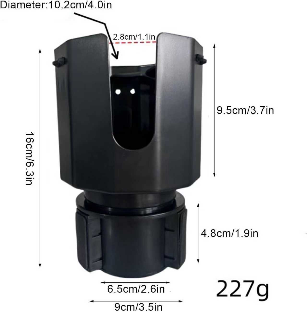 Qìchē Large Car Cup Holder Multifunctional Drink Holder (Car cup holder/beverage holder) - rotating-cup-holder