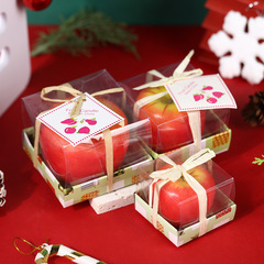 アロマキャンドルリンゴ創意的な香りのキャンドルギフトボックスお土産クリスマスクリスマスイブプレゼント