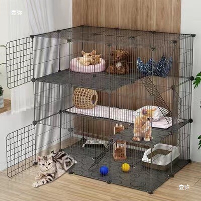 DIY 猫ケージマジックピース鉄ネットペットケージアクセサリースプライシング組み合わせウサギ鳥猫ヴィラ犬フェンスフェンスパーティション|undefined
