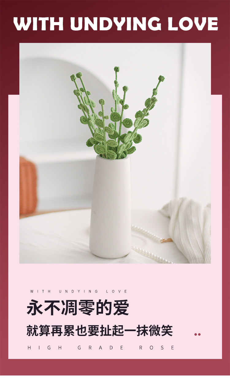 Eucalyptus leaf dried flower finished products, Instagram-popular plants, Nordic-style hand-woven everlasting flower arrangements and ornaments wholesale pic 1
