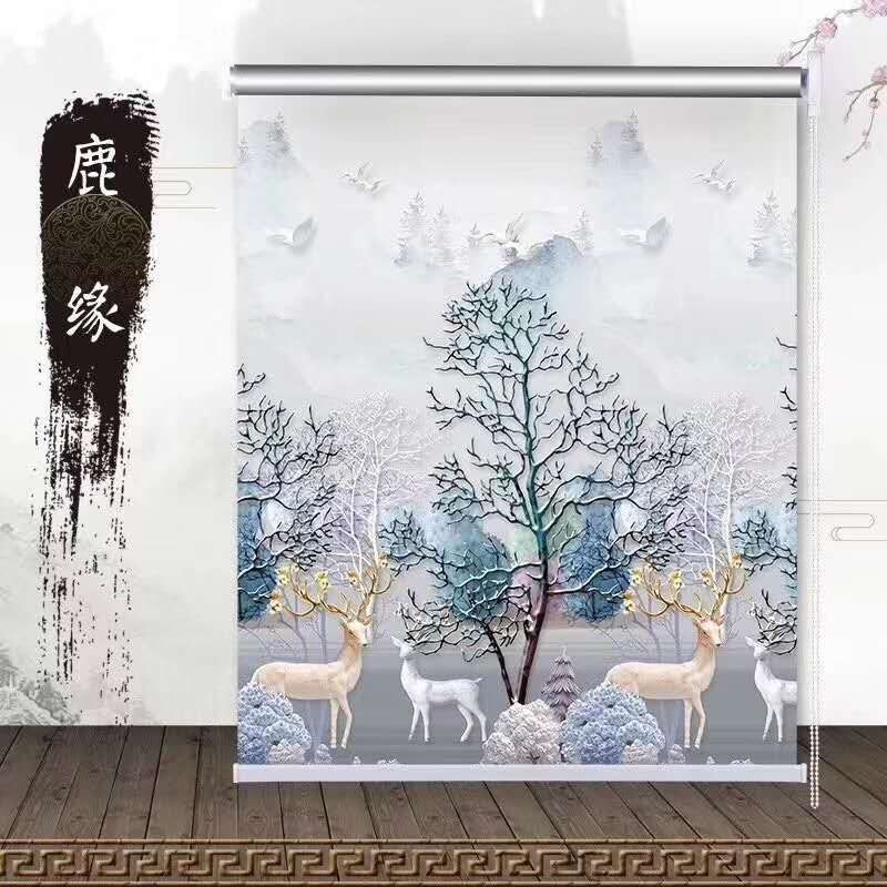 Blackout 2026 Landscape-Themed Lift-And-Drop No-Drill Waterproof Roller Blinds for Kitchen, Bathroom, and Bedroom Blackout 2026 Landscape-Themed Lift-And-Drop No-Drill Waterproof Roller Blinds for Kitchen, Bathroom, and Bedroom