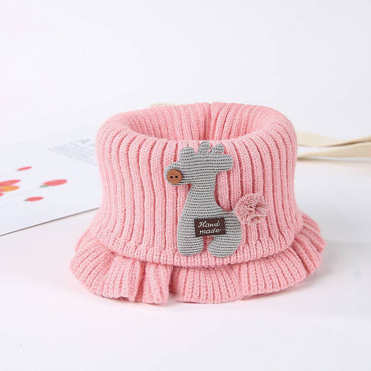 Wool knitted baby scarf Winter Children's casual collar boys and girls scarf warm baby scarf children's