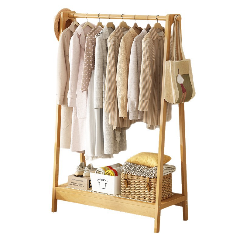 percha de ropa simple de piso vertical percha de ropa doméstica de dormitorio para almacenar y organizar percha de ropa tipo A percha de sombrero