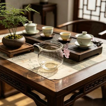 蝴蝶把手茶海分茶器匀杯高硼硅玻璃耐热家用公道杯简约家用耐高温