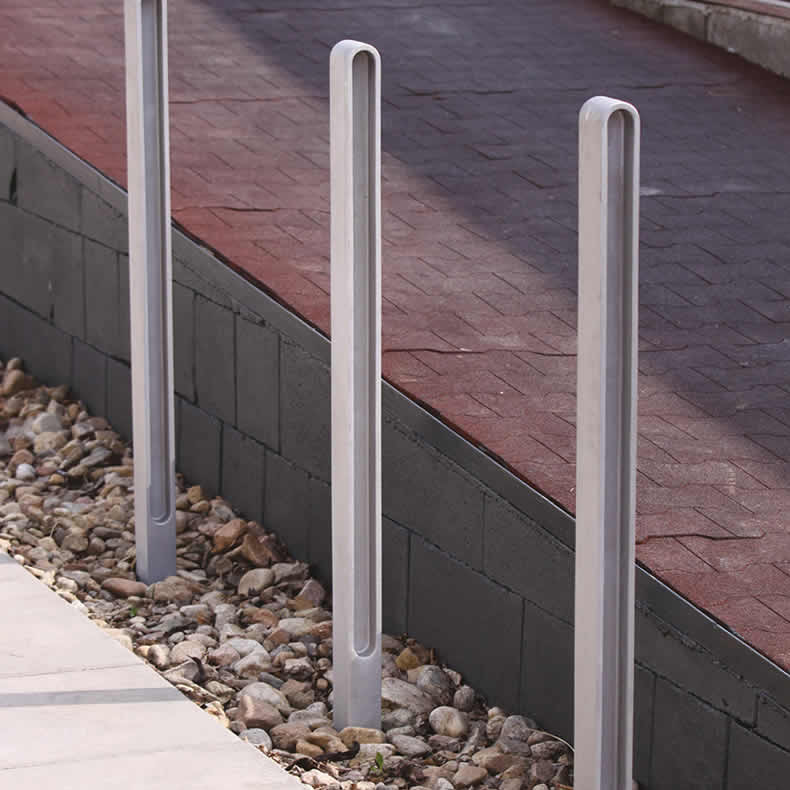 厂家供应铝护住 挡车柱 人行道护住 实心铸铝公路警示柱 防撞柱