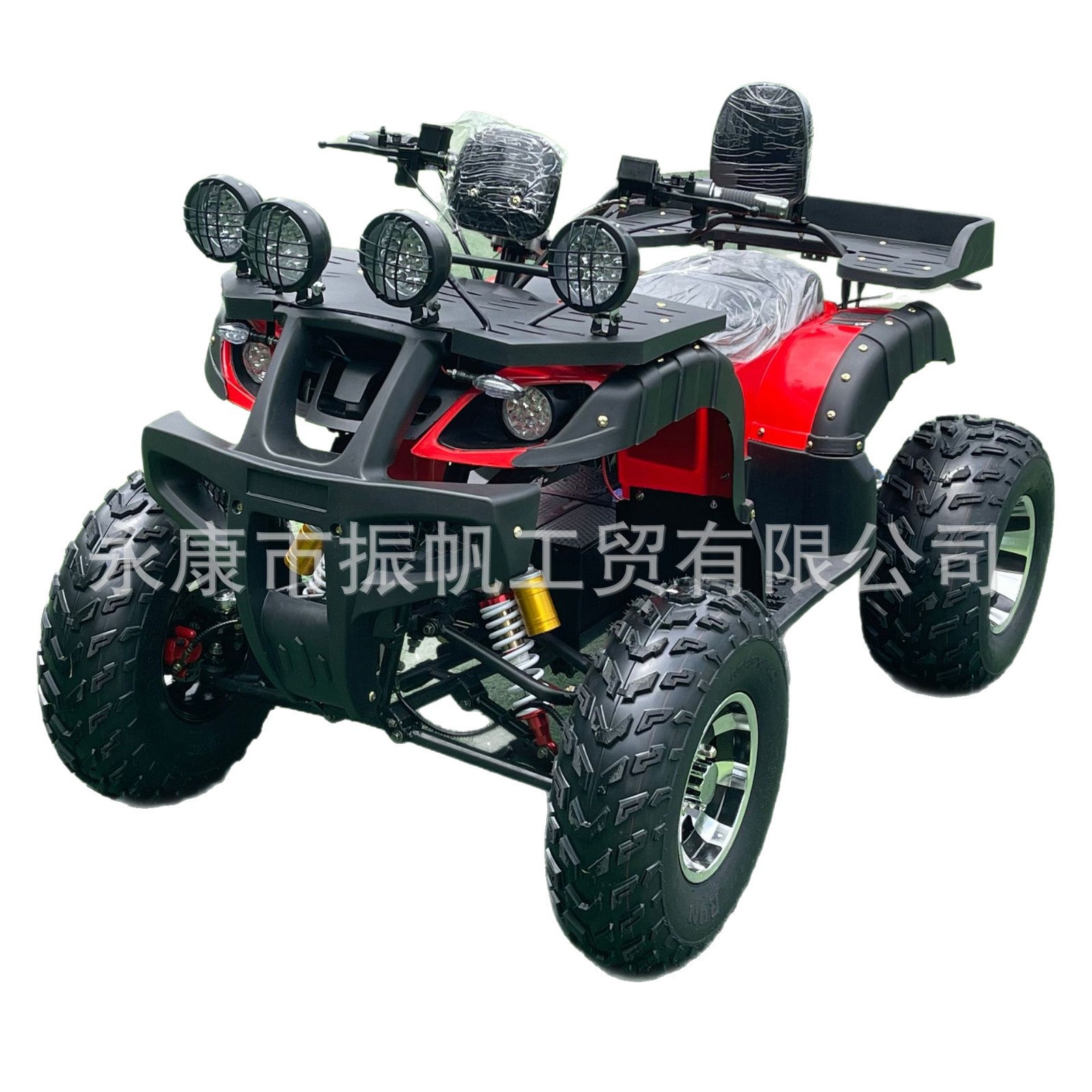 Vehículo eléctrico de playa de cuatro ruedas de alquiler 72V eje de transmisión ATV cross-country jungle wagon kart