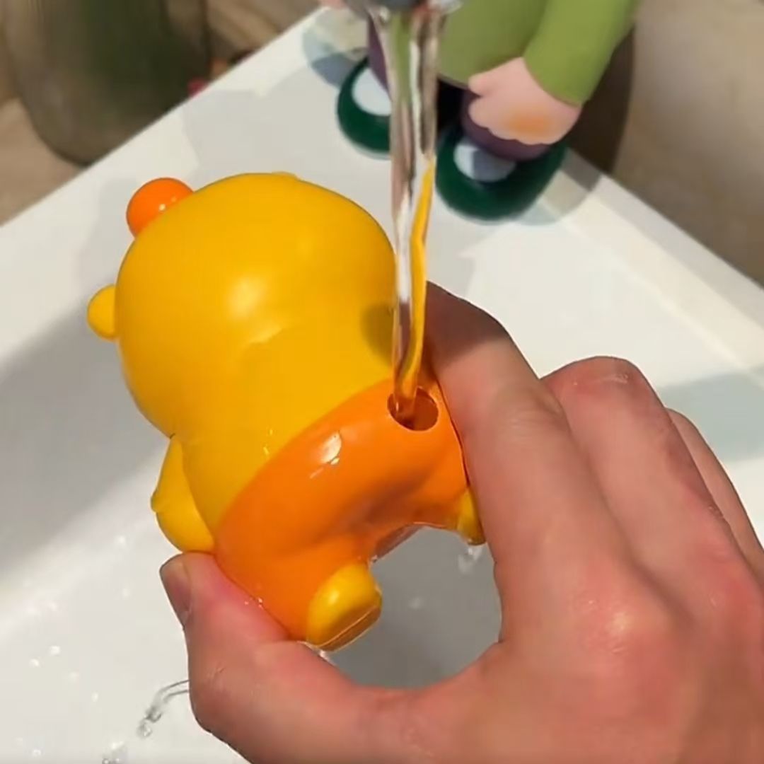 Carpincho, lindo y divertido, pistola de agua pequeña para niños, pistola de agua pequeña tipo prensa manual, juego de verano, juego de agua, juego de agua, juguete de mano