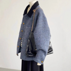 2025秋冬新作高級復古風中性両面カシミヤコート