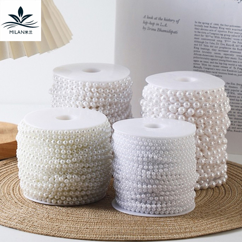 Floral perla cadena ramo accesorios modelado borla DIY decoraciones arco nudo bolsa flor material