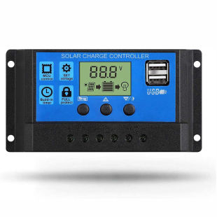 ̫��ܳ��PWM������12V/24V̫���늳ذ��{����LCD�@ʾ���pUSB