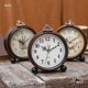 Children's Mute Clock Metal Carto Electronic Large Simple Digital Retro Small Alarm Clock for Students
