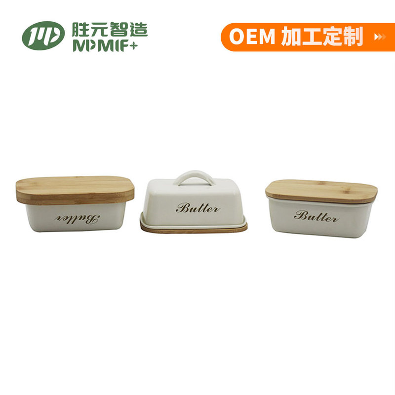 Square Bamboo Lid Storage Box Galvanized Metal Butter Storage Tank Household Storage with Handler Storage Butter Tank Square Bamboo Lid Storage Box Galvanized Metal Butter Storage Tank Household Storage with Handler Storage Butter Tank