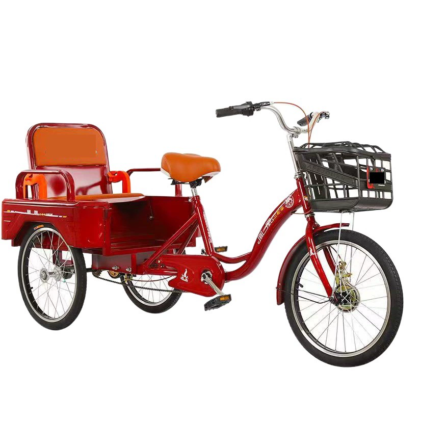 Пожилые люди трехколесного велосипеда педаль скорость скутер старика взрослый трехколесный велосипед