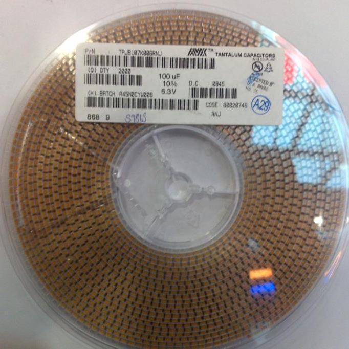 TPSD227K004R0040 AV|X钽电容器 低阻抗 D型7343 220UF 4V 10%