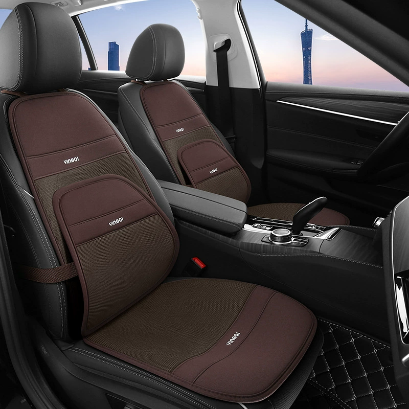 Новый автомобиль Four Seasons универсальная льняная подушка для сиденья, Бесплатная комбинация из семи частей, второй пилот, Интернет-знаменитость, подушка для сиденья основного велосипеда