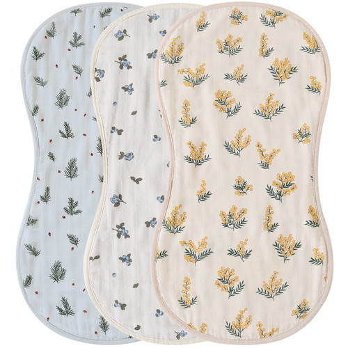 Baby burp towel muslin six-layer gauze bib newborn cotton shoulder pad baby bib spit-up towel