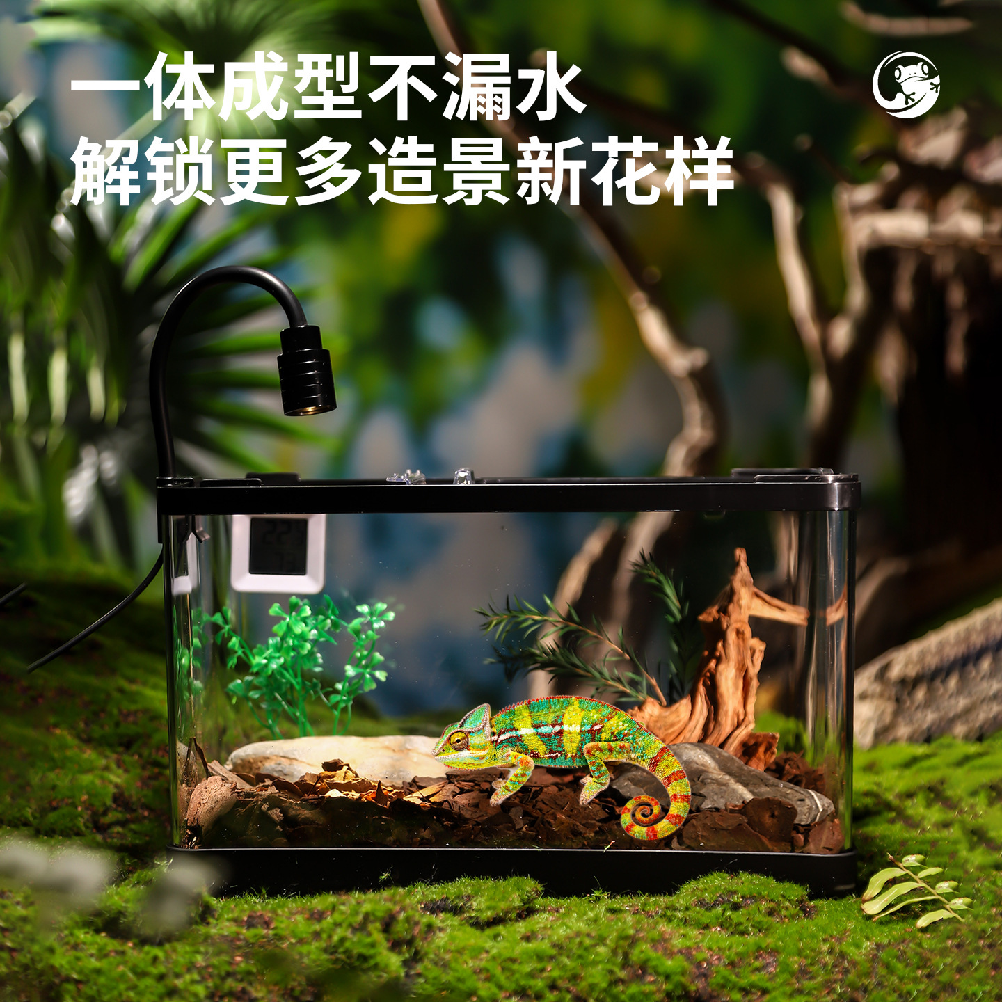 塑料透明乌龟缸桌面水缸晒台爬宠饲养箱生态亚克力鱼缸饲养盒客厅