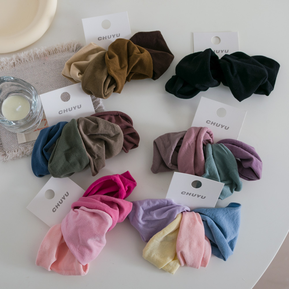 와이드 에지 마스크 헤어 링 간단한 원활한 헤어 로프 타이 헤어 밴드 헤어 타이 로프 여성용 인터넷 인기 가죽 케이스