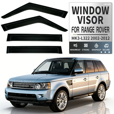 visor, Rain shield - standard-packaging-range-rover-executive-edition-mk3-l322-2002-2012-no-bright-strips-rain-shield