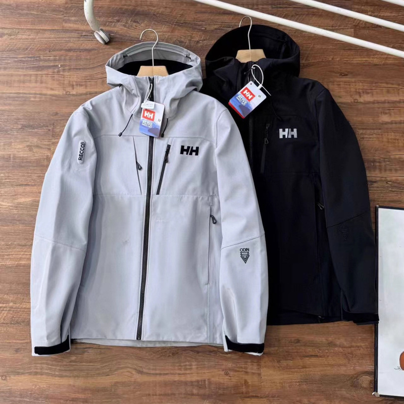 Hh Helly Hansen's New Odin Soft Shell Hooded Jacket for Men and Women Outdoor Sports Fleece-Lined Warm Jacket