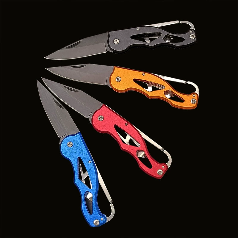 Фабрика прямой открытый складной нож из нержавеющей стали цветной складной нож полевой нож для выживания Мини сабля фруктовый нож