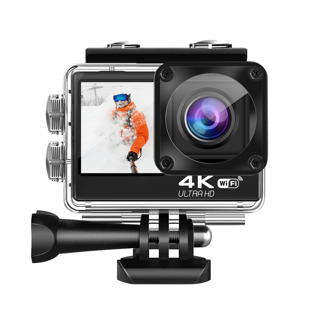[Strict selection] HD 4K waterproof WIFI outdoor digital camera touch dual -screen anti -shake sports camera 3
