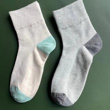 足力健袜子松口老年袜孕妇袜男士松口袜精梳棉袜四季袜库存批发