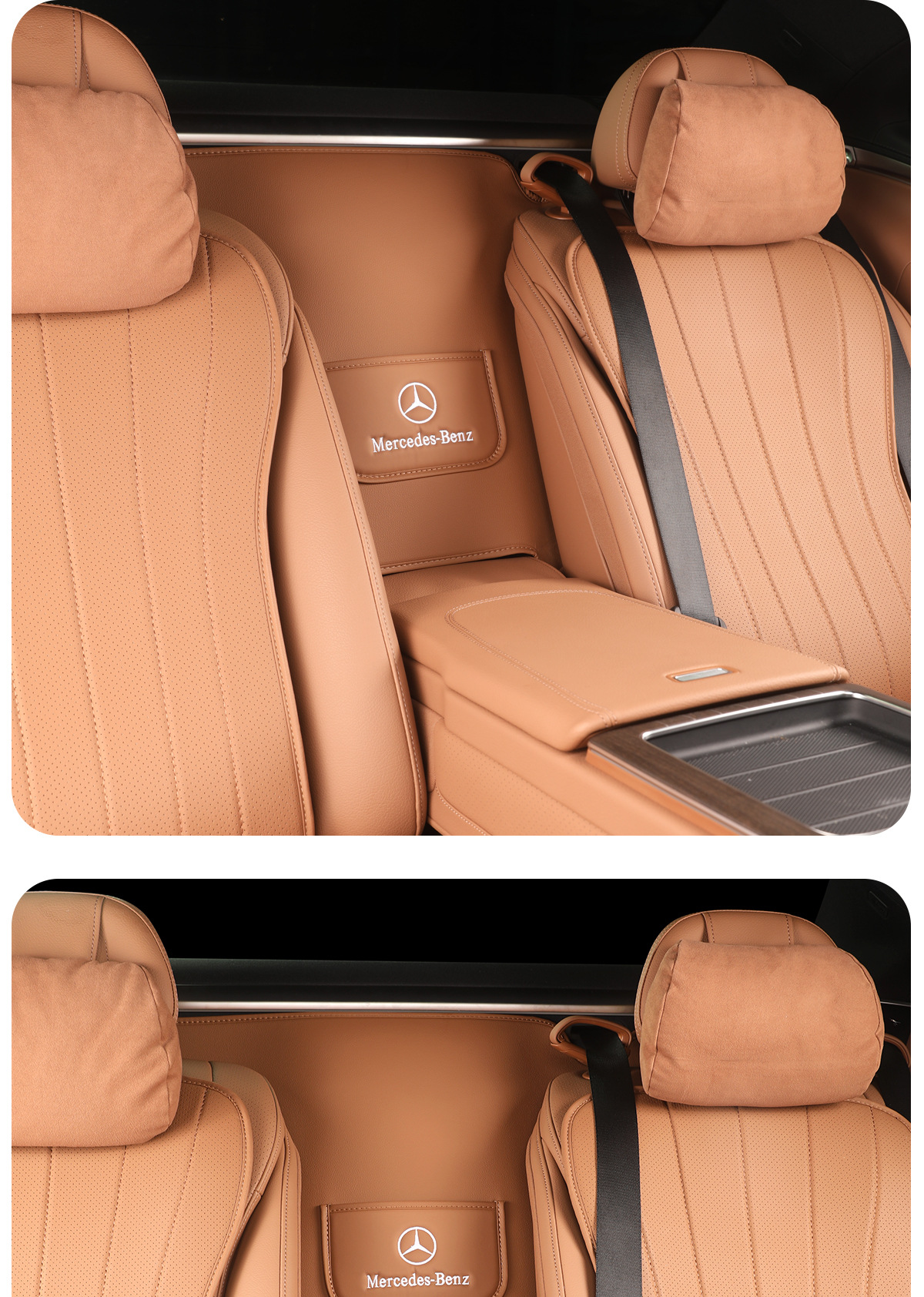 New Mercedes-Benz E300L Second Row Armrest Rear Protective Pad E260L/E-Class Rear Backrest Car Interior Supplies