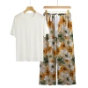 White + yellow and white flowers