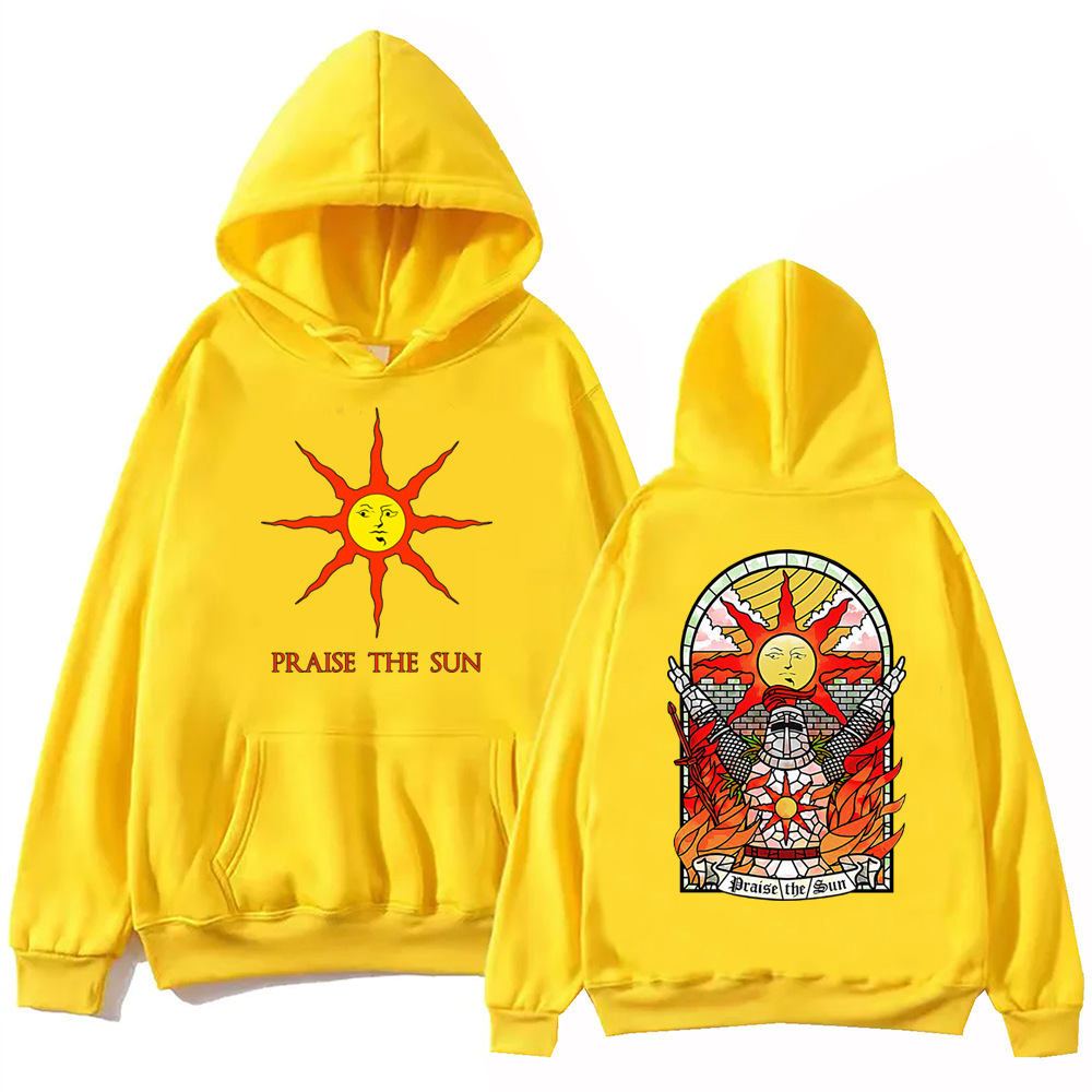 Dark Souls Praise The Sun Hoodie Harajuku Hip Hop Pullover T