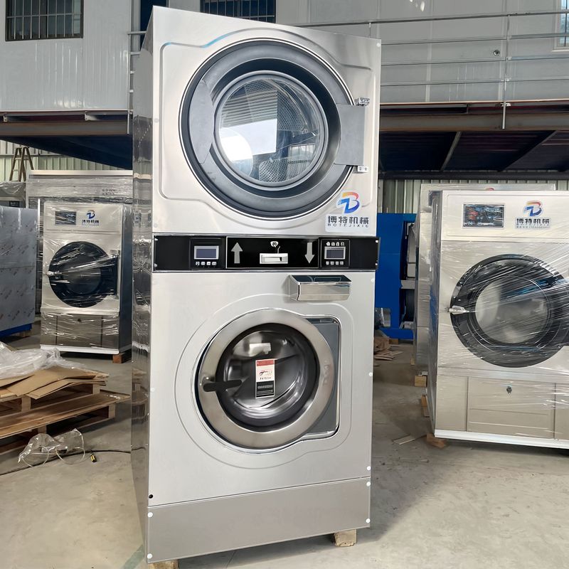 Hot selling up-drying down-washing coin-operated washing machine off-line industrial washing machine laundromat commercial washing equipment