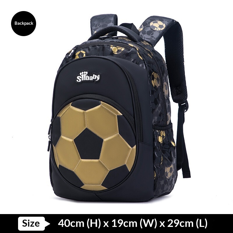 Primary School Students' Football Schoolbags for Grades 1-6, Weight-Reducing and Spine-Protecting Backpacks, Kidsren's Lightweight Backpacks with Stereo Football Patterns Primary School Students' Football Schoolbags for Grades 1-6, Weight-Reducing and Spine-Protecting Backpacks, Kidsren's Lightweight Backpacks with Stereo Football Patterns