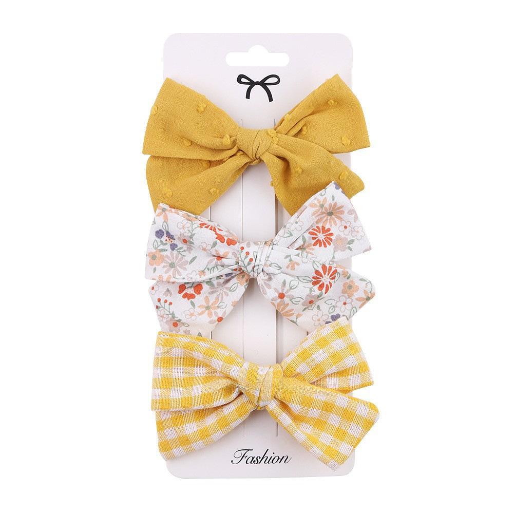 Agrafe de păr pentru copii și fundițe florale pentru bebeluși_voghion.com