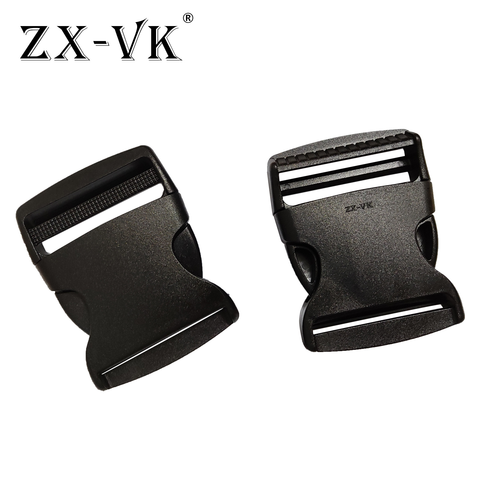 Suministro directo de fábrica 5,1 cm hebilla de plástico hebilla bolso bandolera hebilla ajustable accesorios de equipaje en stock lote