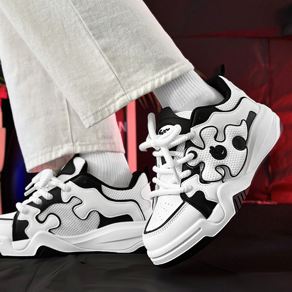 2024 new niche design casual trendy brand live broadcast style skateboard men's shoes_voghion.com