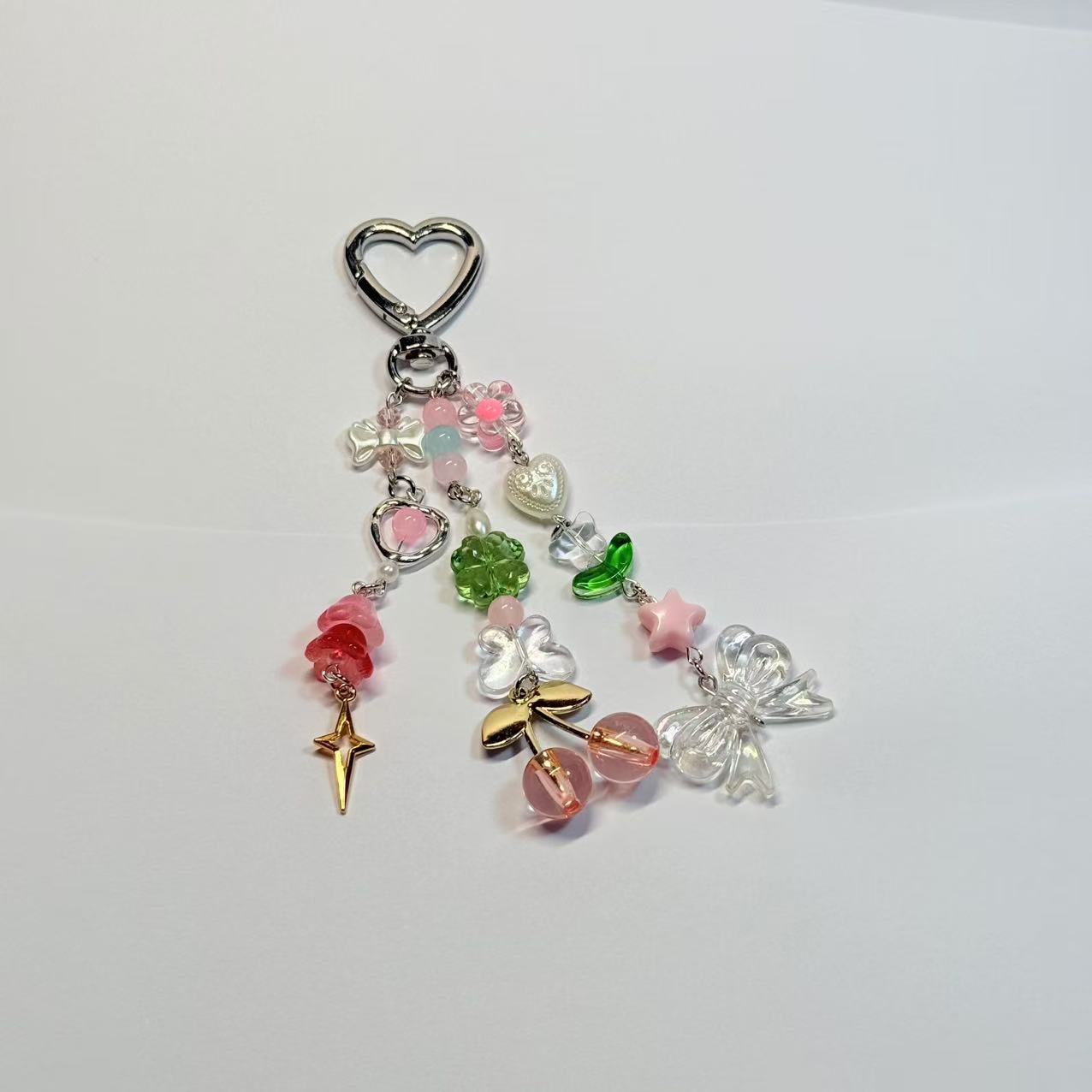 Cute Resin Animal Fruit Unisex Bag Pendant Keychain display picture 16