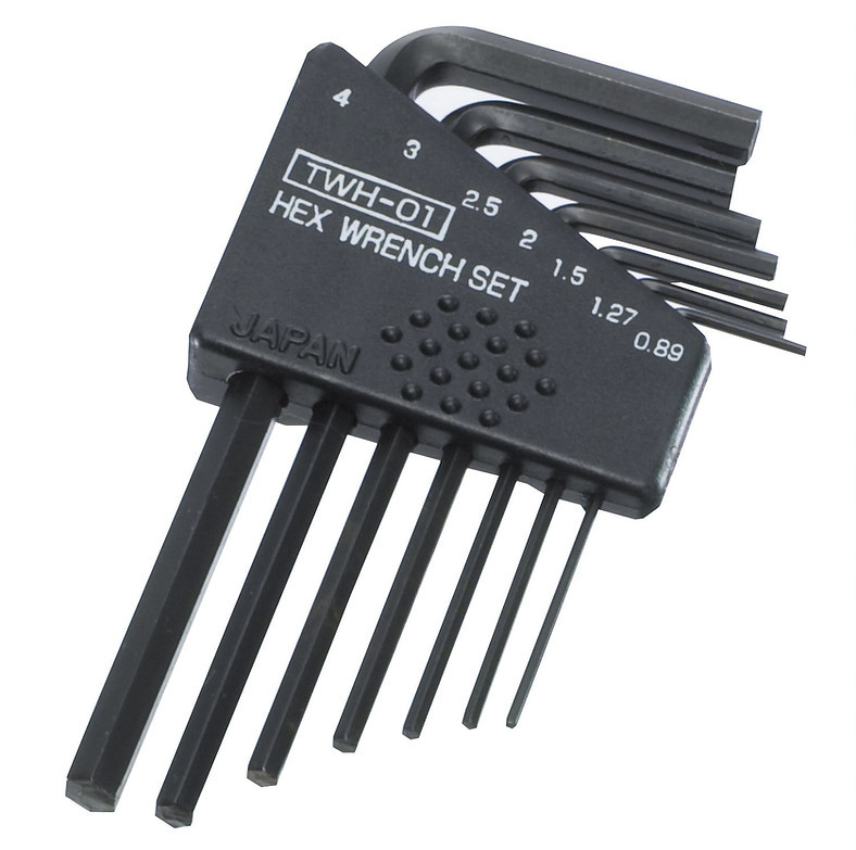 日本工程师 engineer TWH-01公制 ,TWH-02 英制 内六角扳手7支装