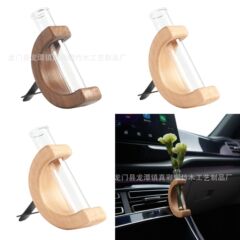 車の噴出口の生け花器の車の上で香薫の香水の置物の中で台の水は車の小さい花瓶の装飾品の新型を育成します。