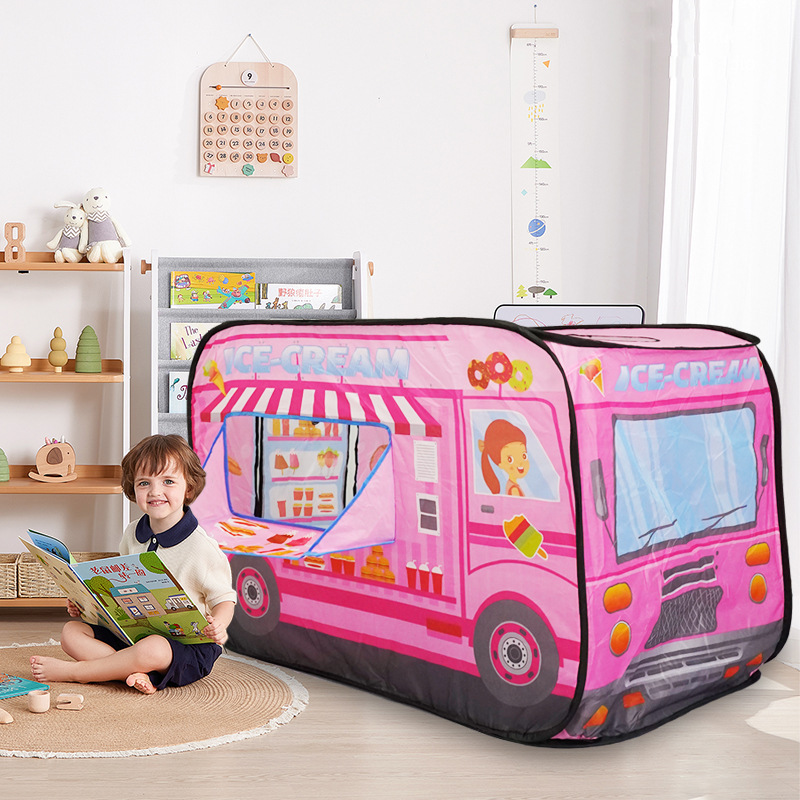 Casa de Juegos de Auto para Niños, Plegable, para Interior