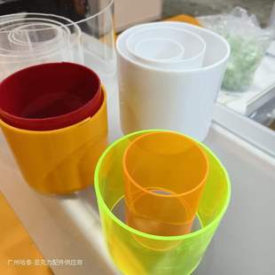 Factory Sales 10-50mm Transparent Acrylic Plexiglass Tube Decorative Craft Lighting Transparent Milky White Hard Tube