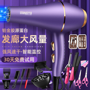Electric hair dryer home hair salon 3000 high-power barber shop negative ion hot and cold wind speed dry wind