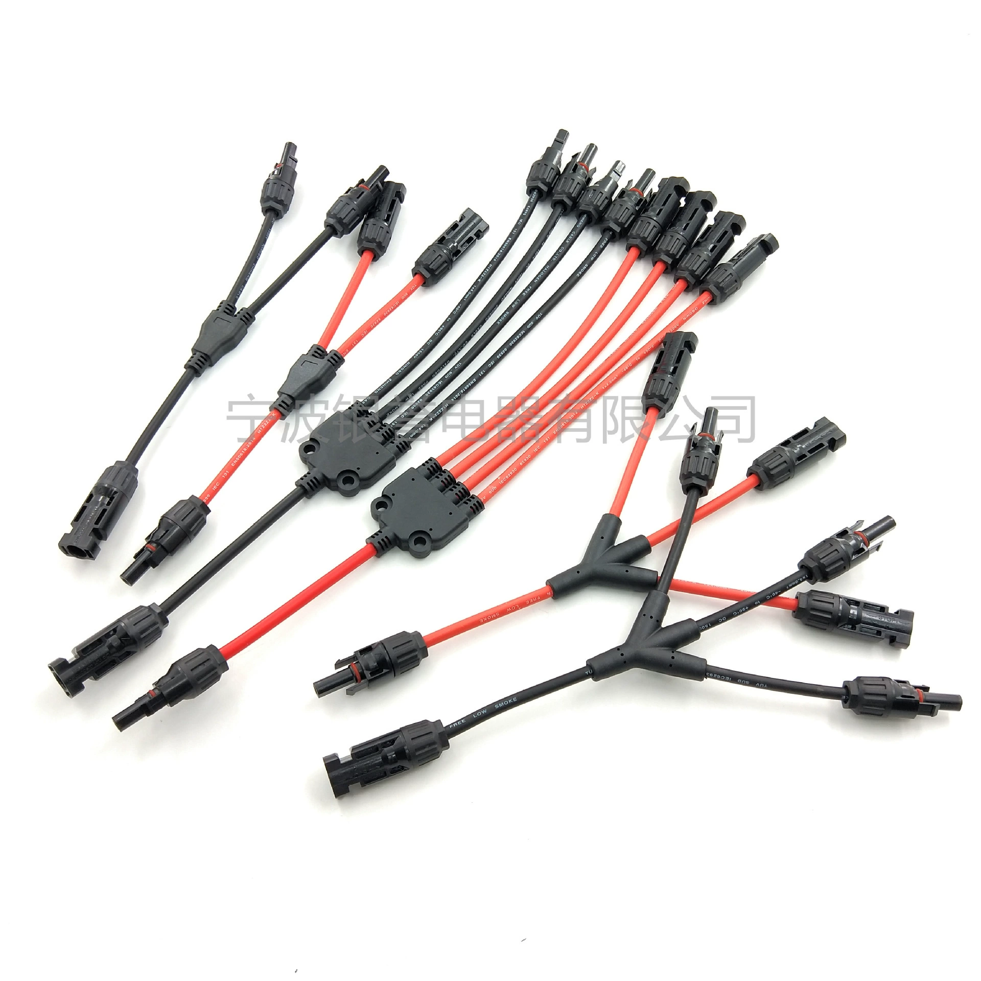 Оптический разъем mc4, разъем MC4, Y-образный Т-образный разъем один-два, удлинительный кабель MC4, соединительный кабель для хранения данных MC4