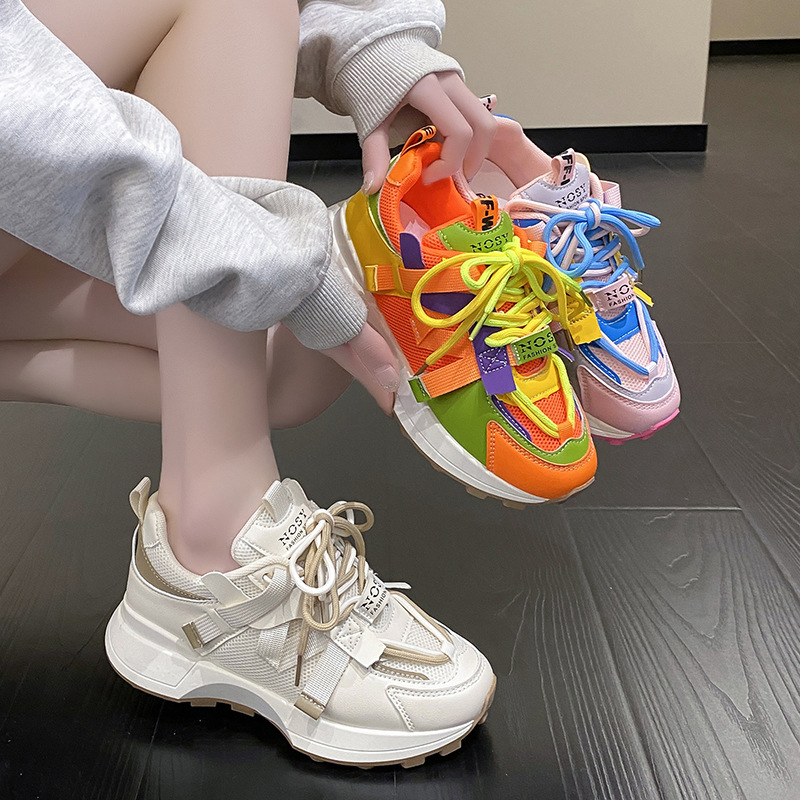 Chaussures de travail pour femmes, baskets de Tennis en maille synthétique, Support d'arc, chaussures durables à Absorption des chocs_voghion.com