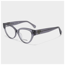 小香眼镜框CH3436小猫眼爱心镜腿显脸小素颜神器眼镜女可配有度数