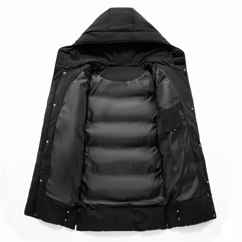 n S Large Size Warm Cotton Padded Jacket Winter Coat Thick_voghion.com